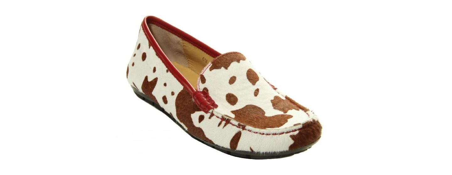 vaneli albion in cowhide print
