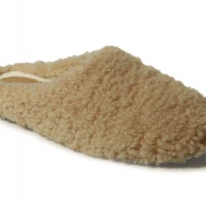 VANELi DIANE slippers in cream faux fur