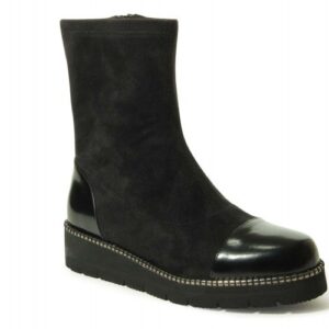 VANELi Zaidee boots in black stretch suede