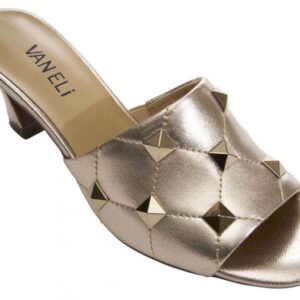 VANELi LIDO heeled sandal in shell mercury nappa