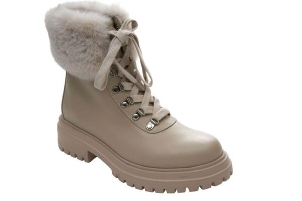 VANELi ZICK boots in soft beige weatherproof nappa
