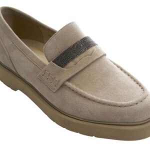 Vaneli Kimmo loafers in taupe nival